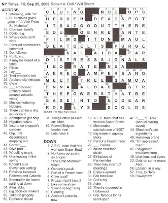 Daily Commuter Crossword Puzzle Archives