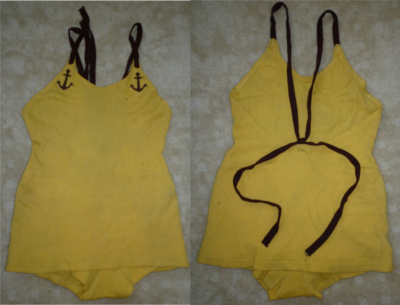 vintage wool swimsuit