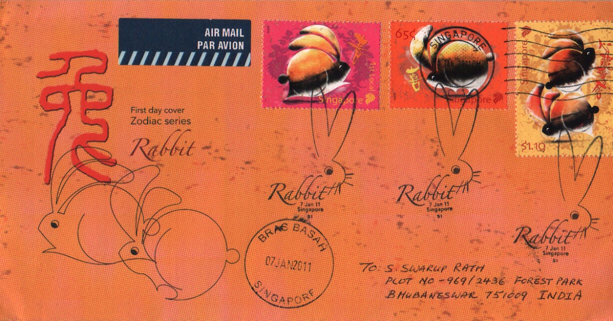 A journey of stamps through First Day Cover (FDC): 2011-Year of Rabbit