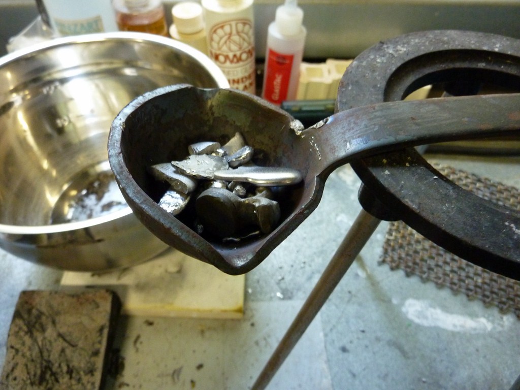 molten pewter