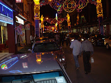 Festive Decorations on "Serangoon Street" in Singapore(23-10-2007)
