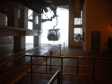 Arrival by "Cable Car" into Genting Resort.