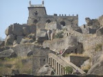 Golcunda Fort Peak in Hyderabad(29-1-2008)