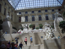 The "Louvre Museum" as seen from below the triangle.(Monday 24-5-2010).