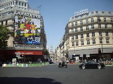 "Galeries Lafayette" departmental stores in Paris.