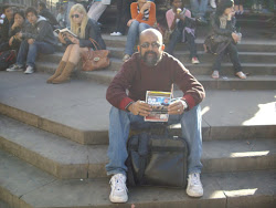 Relaxing at "Piccadilly Circus" after a hectic days "Tour walk".(Sunday 30-5-2010).