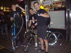 A Group of cyclists partying in Soho(Friday 28-5-2010).