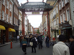 "China Town" in "Gerard street' of the "Soho locality".