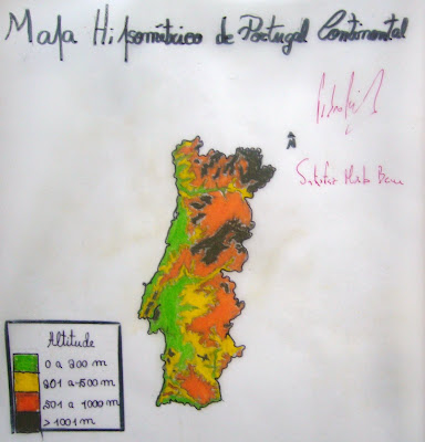 Geografia Positiva O Relevo De Portugal Continental