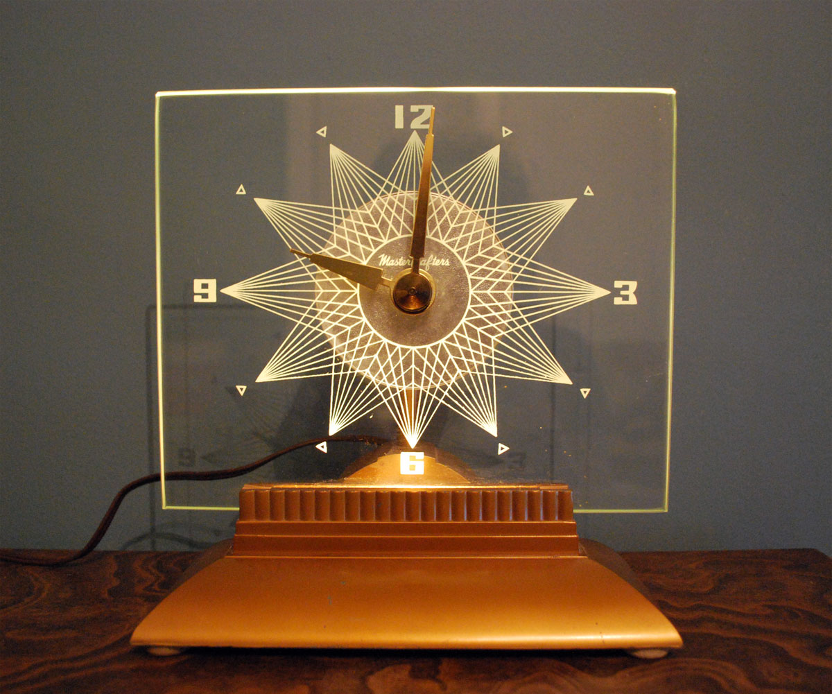 junk2funk Mastercrafters Starlight Clock Eames Era