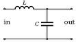 LC low pass filter