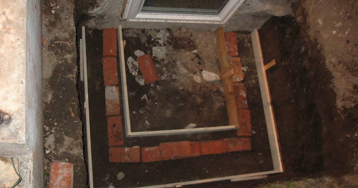 Our Home Improvement Blog: Egress Window Well--FINISHED