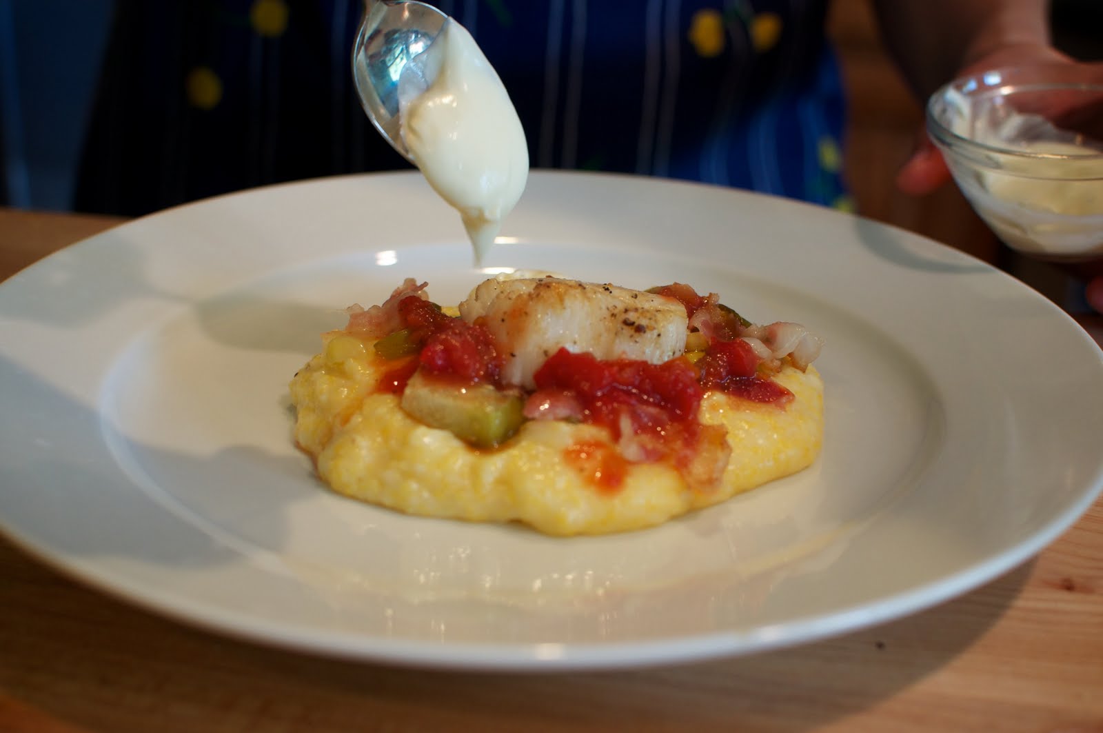 Fish and Veggies Food52 Scallops and Grits