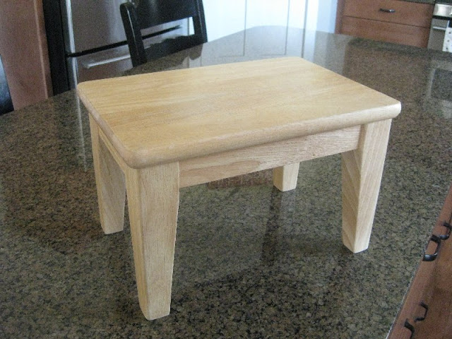 wood footstool plans