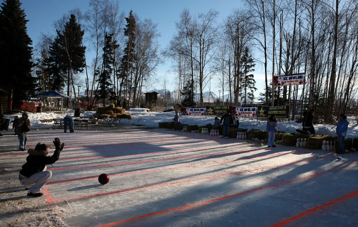 Ice Bowling