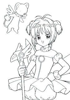Sakura Card Captors - Colorir Desenhos