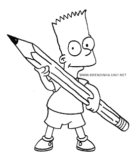 simpson para colorear simpson para colorear