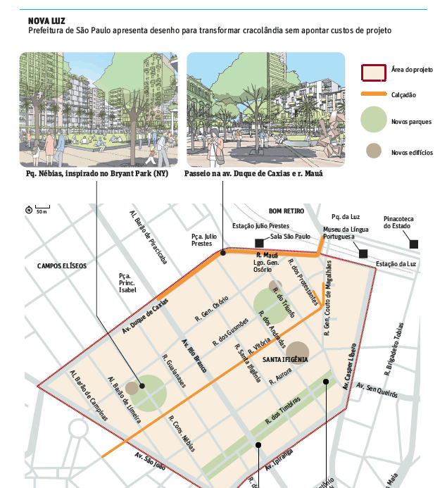 Prefeitura apresenta primeira fase do Projeto Nova Luz