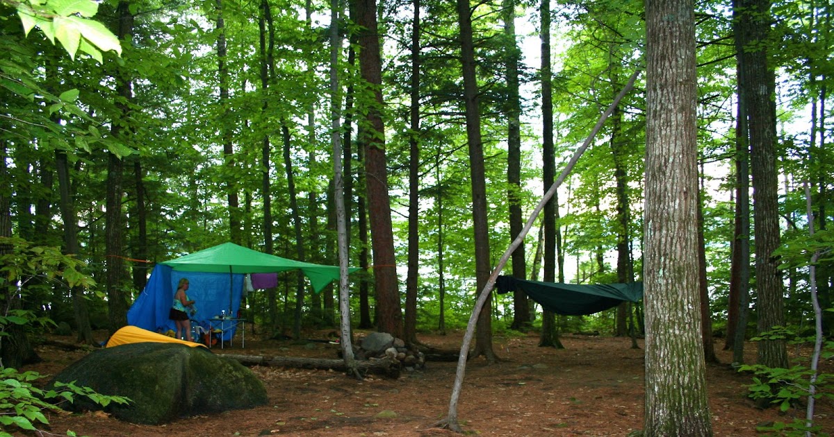 Water Logged Kayak/camping on Squam Lake, New Hampshire