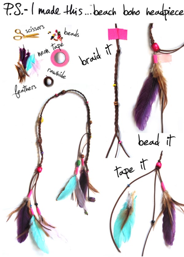 6footSALLY DIY Boho Headband