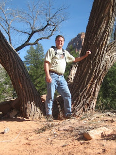 Roland Lee on the Tayalor Creek Trail in Zion National Park