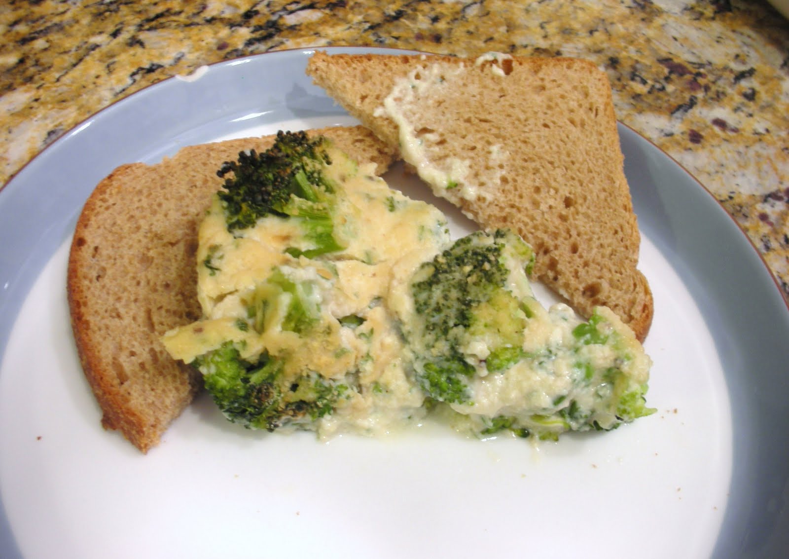 Everyday Vegan Crustless Broccoli and 'Cheese' Quiche