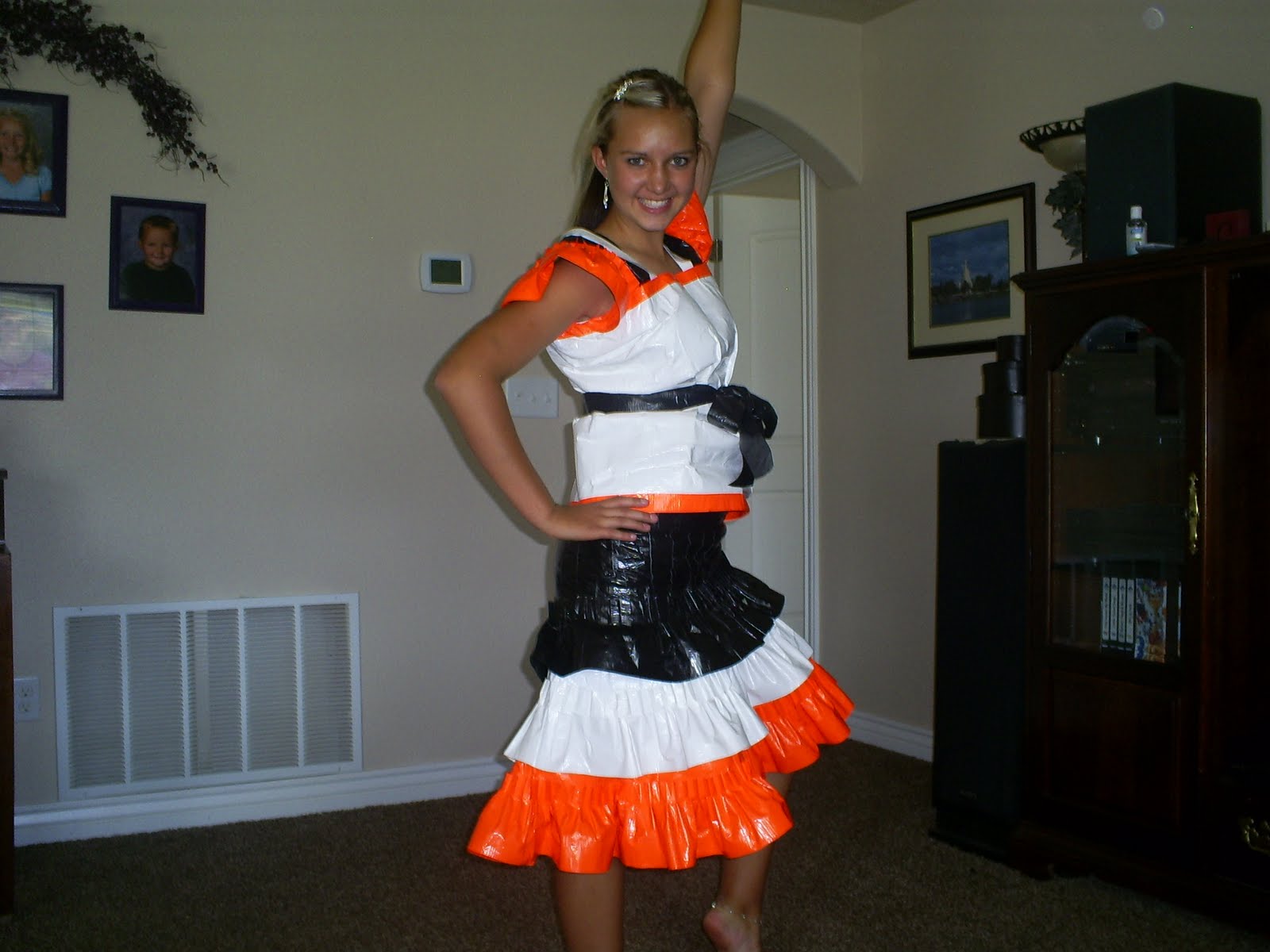 Brookie Bee Duct Tape Dress