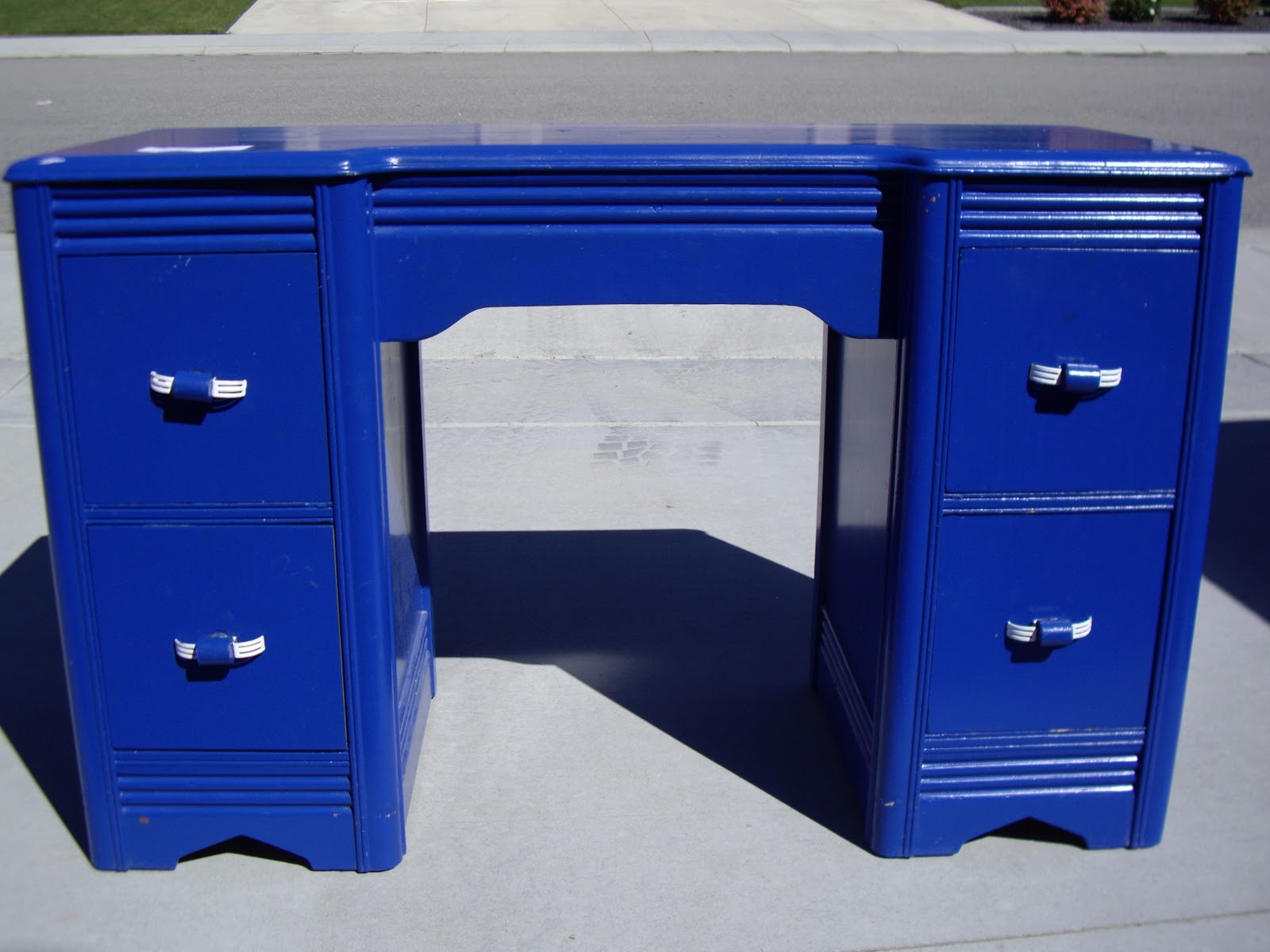Blue Desk