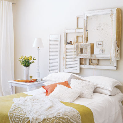Elle Decor white bedroom.