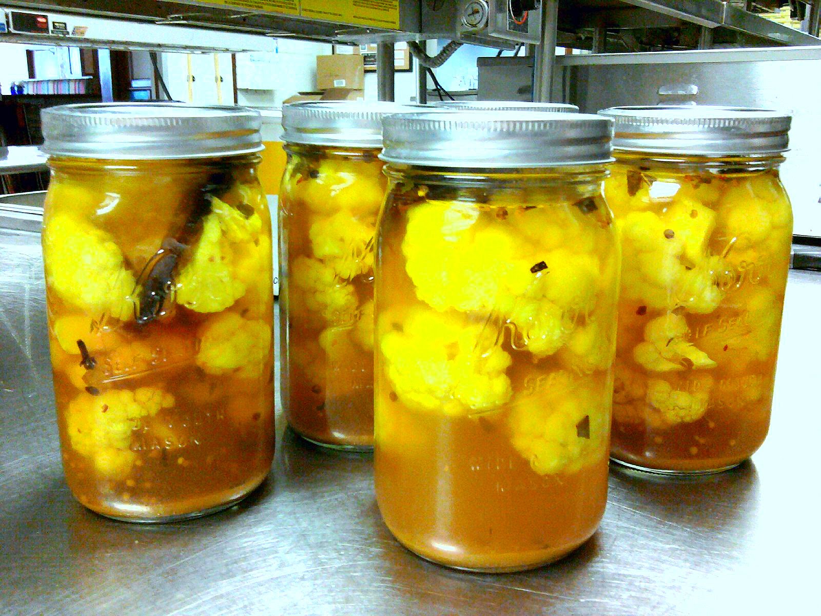 An American Chef Pickled Cauliflower
