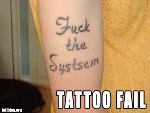 extreme tattoo fail08 Extreme Tattoo Fail Lol, here are some tattoo fails: