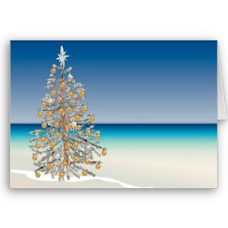 Christmas Tree on the Beach