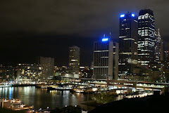 Sydney Circular Harbour at night