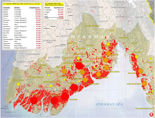 Area hit by Cyclone Nagis