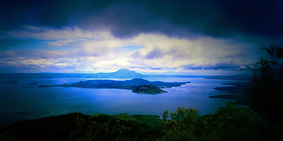 Taal Volcano, as viewed from Tagaytay, Philippines - photo by Joselito Briones
