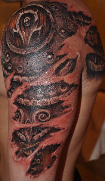 And we give this detailed Warcraft Horde Tattoo a thumbs up!
