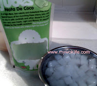 My Wok Life Cooking Blog - Nata de Coco & Fruit Mixes in The Glass -