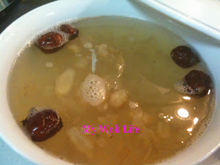 My Wok Life Cooking Blog - Nourishing Bird Nest with Ginseng and Rock Sugar -