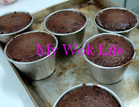 My Wok Life Cooking Blog Rum Raisin Chocolate Lava Cake Pudding (冧酒提子心太軟)