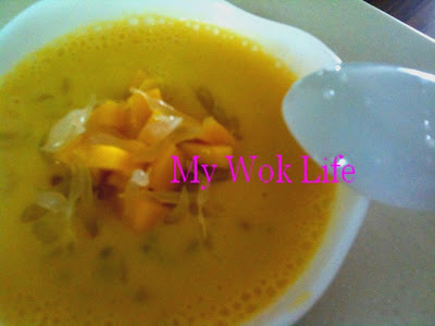 My Wok Life Cooking Blog Low Fat Mango Sago Pomelo Dessert Recipe (低脂杨枝甘露)
