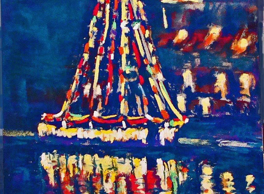 Paint Charleston Daily Christmas Lights On Shem Creek A
