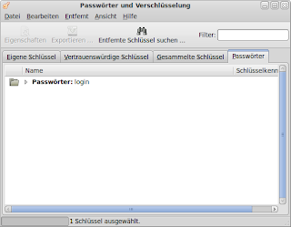 Passwortverwaltung in Ubuntu - KeepassX und Seahorse