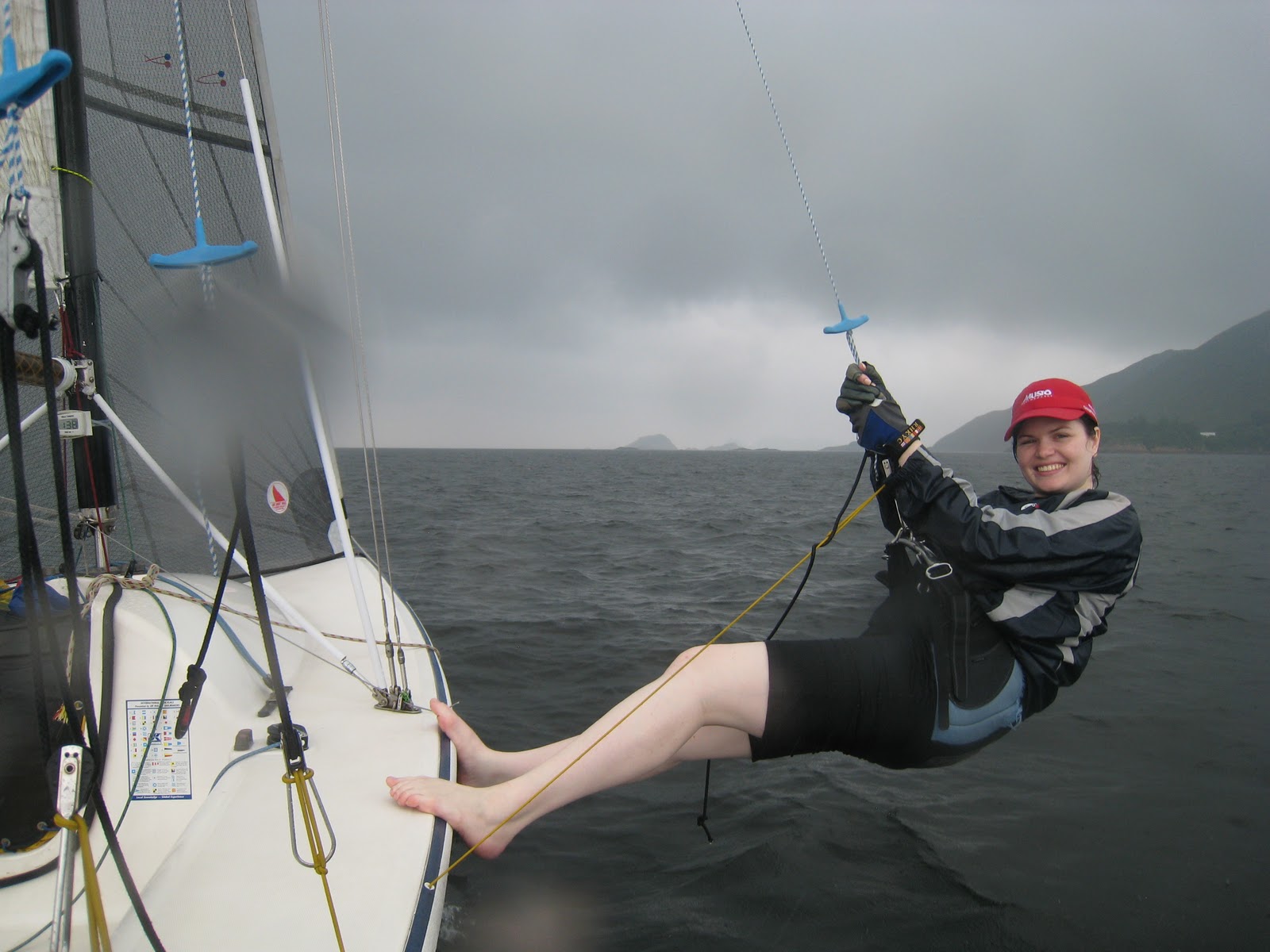 The Bruising Adventures of Girl Clumsy 30before30 Trapeze Sailing