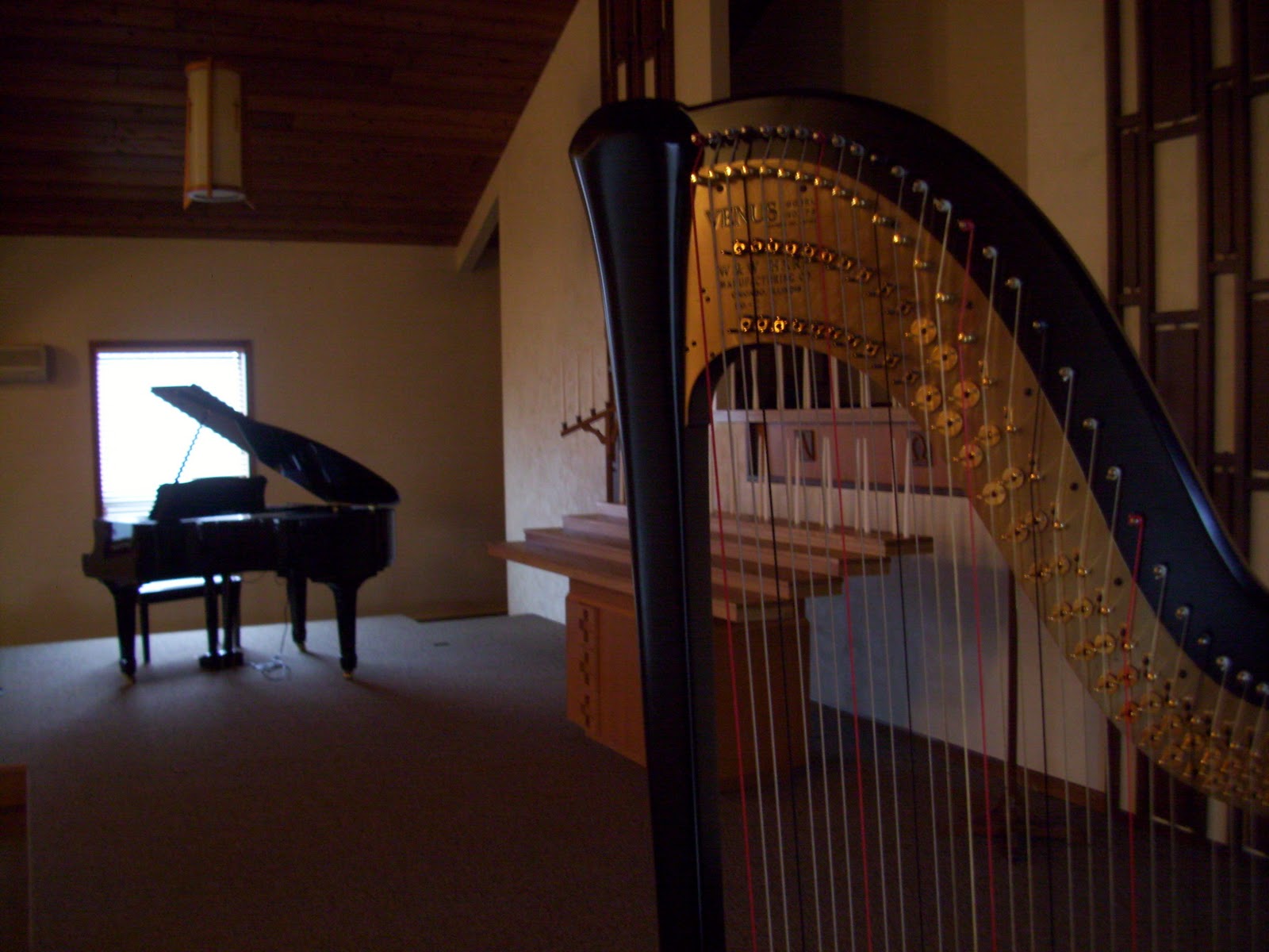 New Paris Wedding Harp Music Maple Grove Church of the Brethren The Classic Harpist