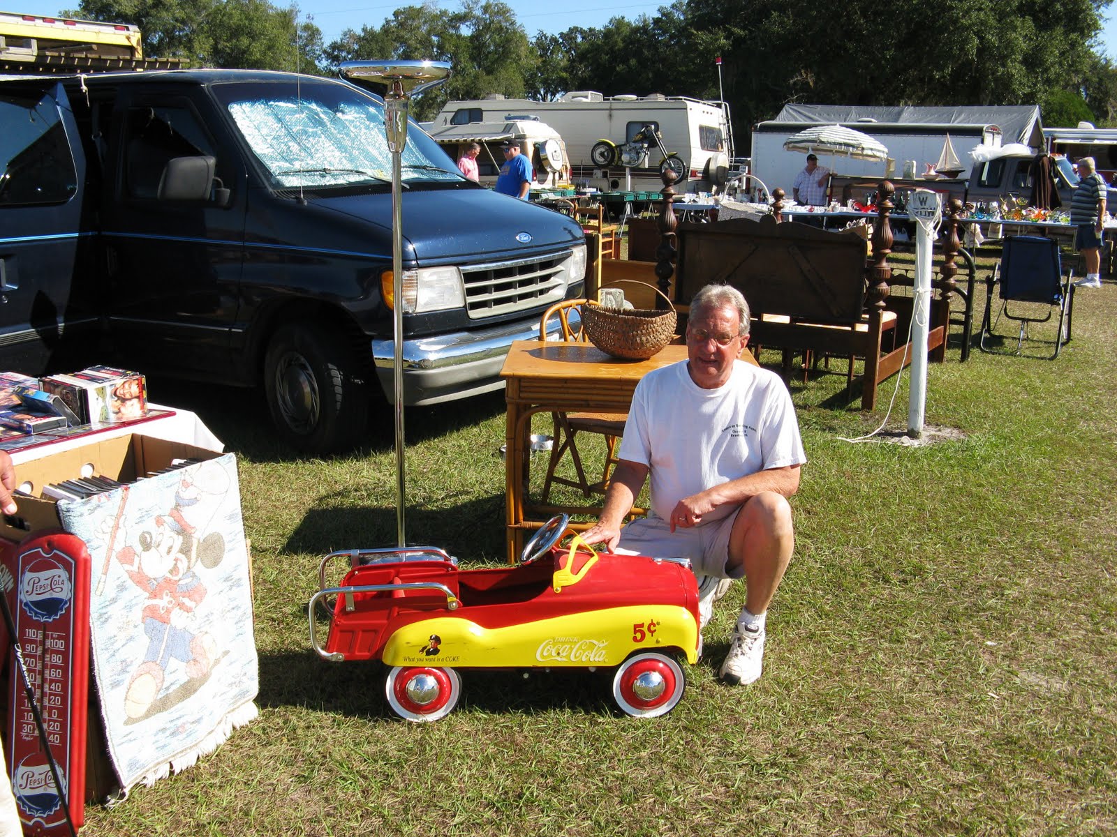 Chef R and Tiny Stitches Nov. 16th Webster Flea Market
