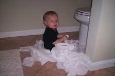 Cade making a mess
