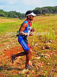 exposed to sun on the final leg of the run