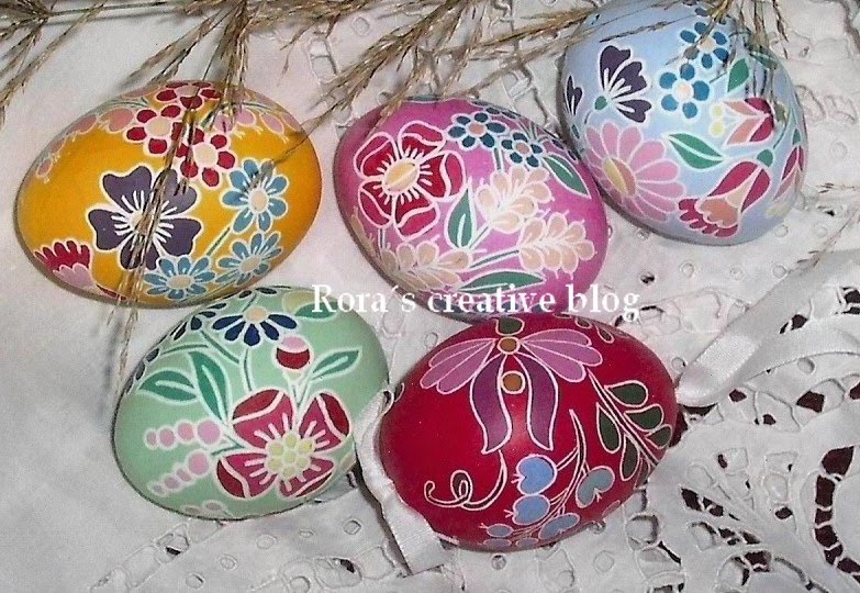 Handcraft Blog: Decorated eggs
