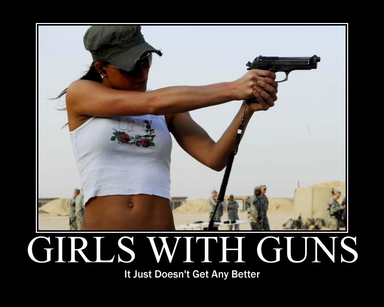 girls with guns and tattoos. Girls With Guns