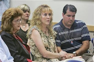Renee and Jack Haley await the news conference/announcement
